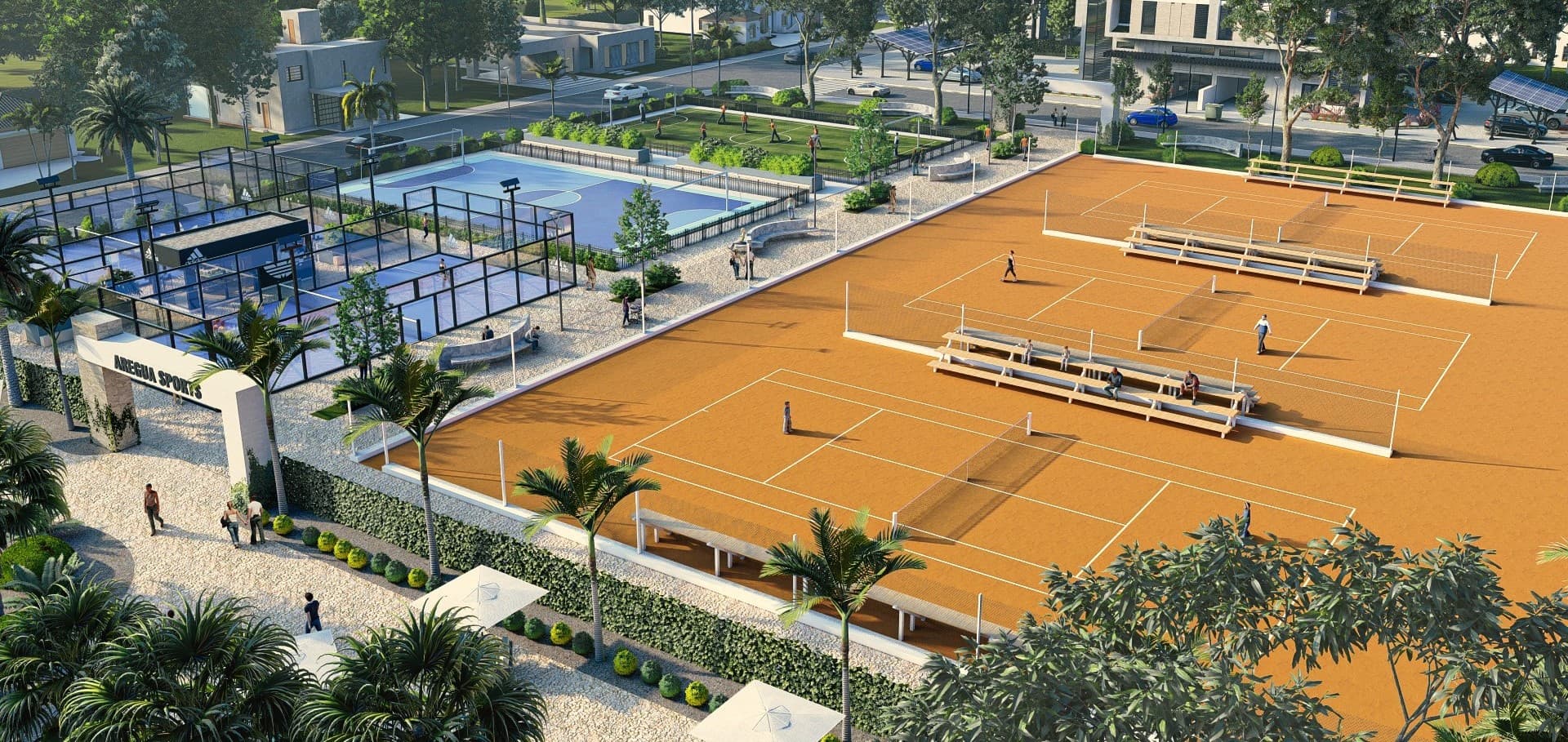 Areguá Forest — Canchas de tenis y pádel